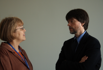 Loriene and Ken Burns