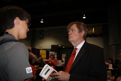 Owen Hunter and Garrison Keillor