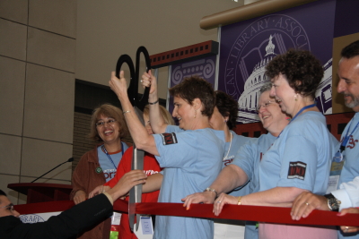 Exhibits Ribbon Cutting